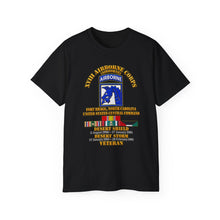 Load image into Gallery viewer, Unisex Ultra Cotton Tee - XVIII Airborne Corps Desert Storm Ribbons - 3D - Transparent