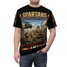Load image into Gallery viewer, 1st Battalion, 36th Infantry Regiment (SPATANS) (April 2003) Tribute Tee — Battle of Baghdad - Operation Iraqi Freedom
