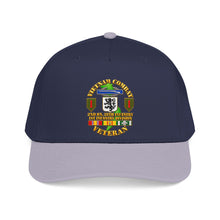 Load image into Gallery viewer, Mid Profile Baseball Cap - Vietnam Veteran Combat - 2nd Bn, 28th Infantry - 1st ID - with VN SVC - 3D - Transparent