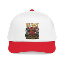 Load image into Gallery viewer, Mid Profile Baseball Cap - Army - VE Day - Victory in Europe Day - End of WWII - 3D - Enhanced