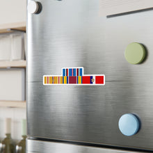Load image into Gallery viewer, Kiss-Cut Vinyl Decals - Army - WWII Service Ribbons Bar w Philippines SVC (Pacific Theater)
