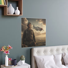 Load image into Gallery viewer, Indoor and Outdoor Silk Posters - Army Air Corps Pilot