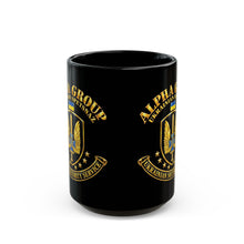 Load image into Gallery viewer, Black Mug (15oz) - Ukraine - Alpha Group - Ukrainian Spetsnaz - 3D - Enhanced