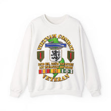 Load image into Gallery viewer, Crewneck Sweatshirt - Vietnam Veteran Combat - 2nd Bn, 28th Infantry - 1st ID - with VN SVC - 3D - Transparent