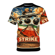 Load image into Gallery viewer, Donald Trump 'Bowling with Iran' Cut & Sew Tee