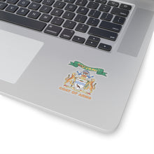 Load image into Gallery viewer, Kiss-Cut Stickers - COA - Coat of Arms of Guyana - Coat of Arms X 300