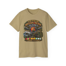 Load image into Gallery viewer, Unisex Ultra Cotton Tee - RECON TEAM - Recon Team Alaska - CCN - Vietnam - Combat Vet - 3D - Enhanced