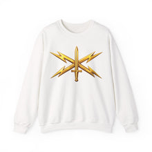 Load image into Gallery viewer, Crewneck Sweatshirt - Army Cyber Corps Branch Insignia - 3D - Enhanced