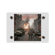 Load image into Gallery viewer, Acrylic Wall Art Panel - M3A1 - 9th Armor Division Attack - WWII