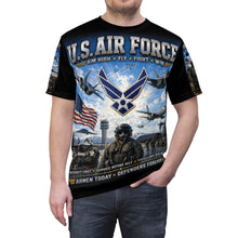 Load image into Gallery viewer, U.S. Air Force - Airmen Today, Defenders Forever - Tribute Tee — "READY TO FIGHT"