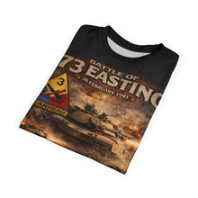 Load image into Gallery viewer, Battle of 73 Easting Veterans Tribute All-Over Print Tee — 3rd Armored Division (Spearhead) - SFC RUDY