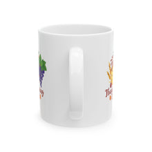 Load image into Gallery viewer, White Ceramic Mug - 11oz & 15oz - Thanksgiving Day - Bread