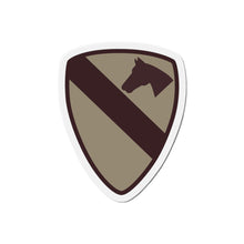 Load image into Gallery viewer, Die-Cut Magnet - SSI - 1st Cavalry Division - Subdued Desert X 300