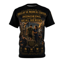 Load image into Gallery viewer, Dallas VA Medical Center Tribute Tee - "Honoring Those Who Heal the Heroes"