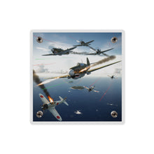 Load image into Gallery viewer, Acrylic Wall Art Panel - Curtis P-40 Kittyhawk w Machine Guns Blazing