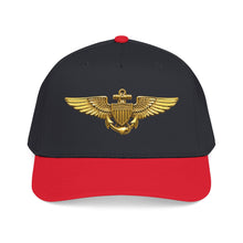 Load image into Gallery viewer, Mid Profile Baseball Cap - USCG - Aviator Badge wo txt - 3D - Enhanced