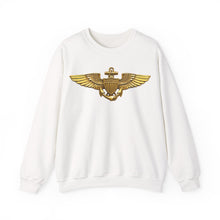 Load image into Gallery viewer, Crewneck Sweatshirt - USCG - Aviator Badge wo txt - 3D - Enhanced
