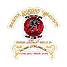 Load image into Gallery viewer, Kiss-Cut Stickers - USMC - Marine Aviation Logistics Squadron 39 - MALS 39 - Kidd