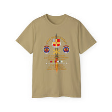 Load image into Gallery viewer, Unisex Ultra Cotton Tee - Cold War Vet - 1st Missile Bn, 81st Artillery 56th Artillery Group - Neu-Ulm Germany - Firing Missile w COLD SVC
