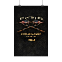 Load image into Gallery viewer, Posters - Honoring the 5th USCT, 1864 - Left