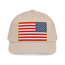Load image into Gallery viewer, Mid Profile Baseball Cap - Flag - United States - 3D - Enhanced