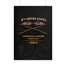 Load image into Gallery viewer, Posters - Honoring the 5th USCT, 1864 - Left
