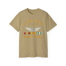 Load image into Gallery viewer, Unisex Ultra Cotton Tee - Army - US Army AirCrew - Air Crew Badge - Vietnam - Combat Veteran VN SVC X 300