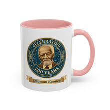 Load image into Gallery viewer, Accent Coffee Mug — "Celebrating 200 Years" Solomon Koonce Portrait (11/15 oz)