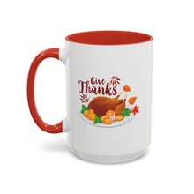 Load image into Gallery viewer, Accent Coffee Mug - Give Thanks
