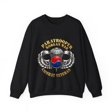 Load image into Gallery viewer, Crewneck Sweatshirt - SOF - Paratrooper - Korean War - Cbt Vet - 3D X 300