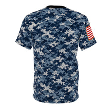 Load image into Gallery viewer, AOP - United States Navy Seal - Emblem - 3D - Enhanced with Navy Camouflage Pattern