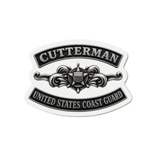 Load image into Gallery viewer, Die-Cut Magnet - USCG - Cutterman - Enlisted w txt - 3D - Enhanced