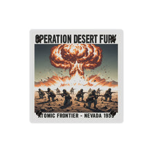 Load image into Gallery viewer, Acrylic Wall Art Panel - Atomic Testing in Nevada Desert Operation Fury