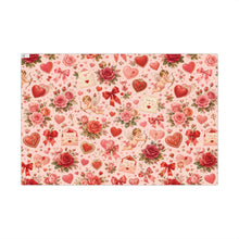 Load image into Gallery viewer, Gift Wrap Paper — Romantic vintage Valentine pattern