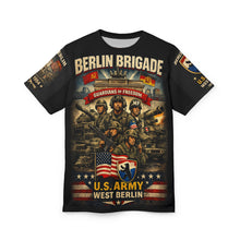 Load image into Gallery viewer, Berlin Brigade Veterans Tribute Tee — All-Over Print - 1983-1987