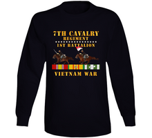 Load image into Gallery viewer, Army - 1st Battalion, 7th Cavalry Regiment - Vietnam War Wt 2 Cav Riders And Vn Svc X 300 Classic T Shirt, Crewneck Sweatshirt, Hoodie, Long Sleeve