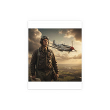 Load image into Gallery viewer, Indoor and Outdoor Silk Posters - Army Air Corps Pilot