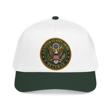 Load image into Gallery viewer, Mid Profile Baseball Cap - Army - US Army Veteran - 3D - Enhanced