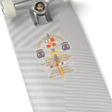 Load image into Gallery viewer, Kiss-Cut Stickers - Cold War Vet - 1st Missile Bn, 81st Artillery 56th Artillery Group - Neu-Ulm Germany - Firing Missile w ARTY Br w COLD SVC X 300