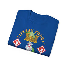 Load image into Gallery viewer, Unisex Ultra Cotton Tee - Vietnam Combat Veteran w 20th Engineer Brigade SSI - Dong Tam X 300
