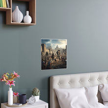 Load image into Gallery viewer, Indoor and Outdoor Silk Posters - Hannibal Battling the Roman Legions as he Enters Rome