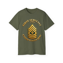 Load image into Gallery viewer, Unisex Ultra Cotton Tee - Army - First Sergeant - 1SG