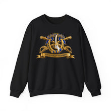 Load image into Gallery viewer, Crewneck Sweatshirt - Army - 7th Cavalry Regiment w Br - Ribbon - 3D - Enhanced