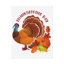 Load image into Gallery viewer, Rolled Poster - Thanksgiving - Happy Turkey Day