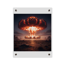 Load image into Gallery viewer, Acrylic Wall Art Panel - Atomic Blast in the desert