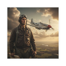 Load image into Gallery viewer, Indoor and Outdoor Silk Posters - Army Air Corps Pilot