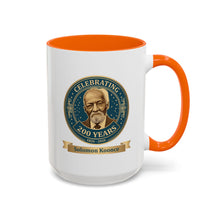 Load image into Gallery viewer, Accent Coffee Mug — "Celebrating 200 Years" Solomon Koonce Portrait (11/15 oz)