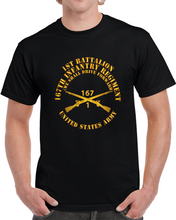 Load image into Gallery viewer, Army - 1st Bn, 167th Infantry - We Shall Drive Forward - Inf Branch X 300 Classic T Shirt, Crewneck Sweatshirt, Hoodie, Long Sleeve