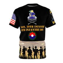 Load image into Gallery viewer, AOP - Army - 3rd Battalion, 39th Infantry Regiment with Unit Crest and M16 Rifle and Infantry Platoon