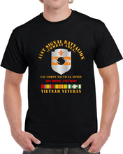 Load image into Gallery viewer, Army - 41st Signal Bn Combat Area Vn Vet W Svc Ribbon - Qui Nhon X 300 Classic T Shirt, Crewneck Sweatshirt, Hoodie, Long Sleeve